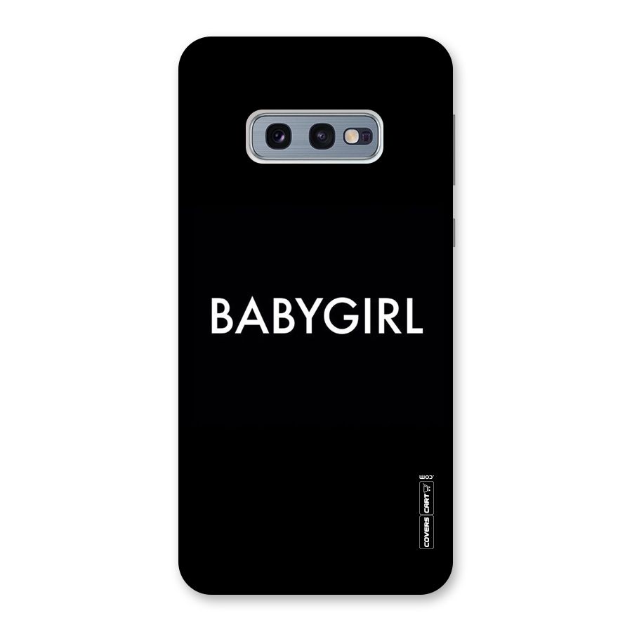 Baby Girl Back Case for Galaxy S10e
