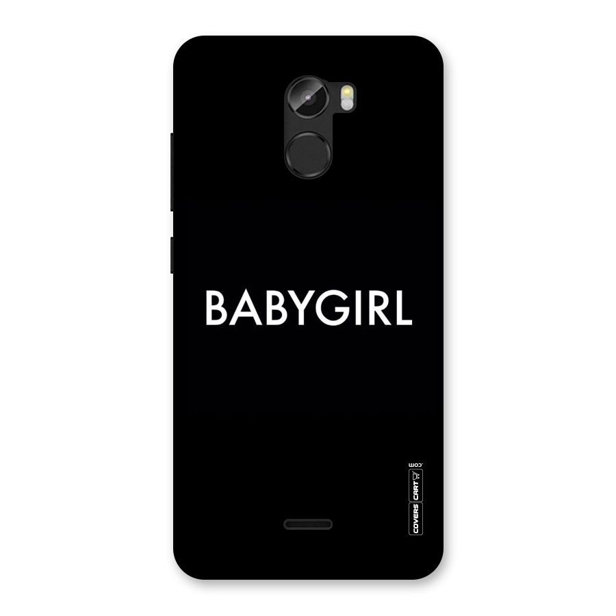 Baby Girl Back Case for Gionee X1