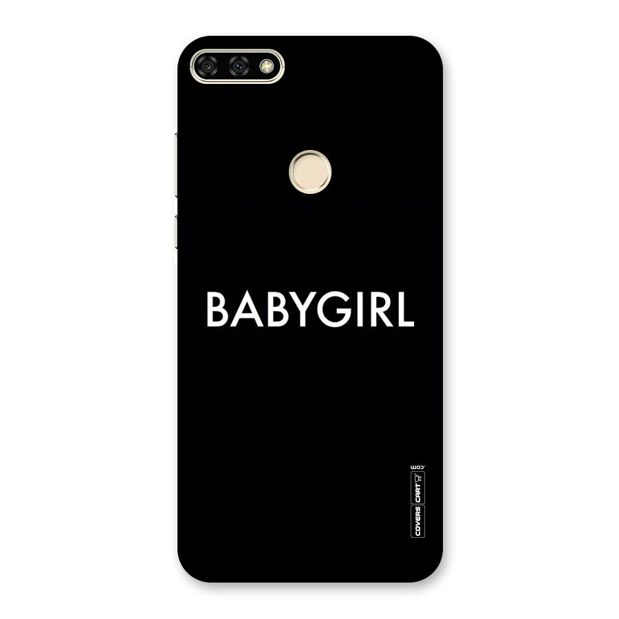 Baby Girl Back Case for Honor 7A
