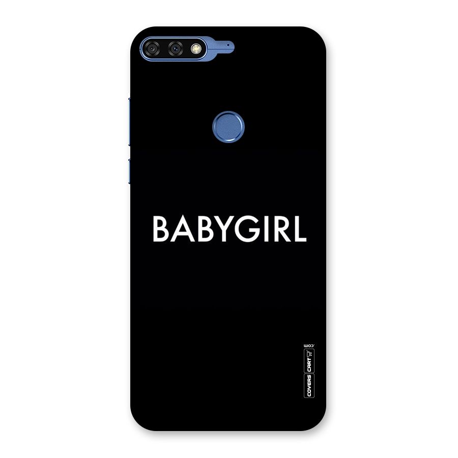 Baby Girl Back Case for Honor 7C