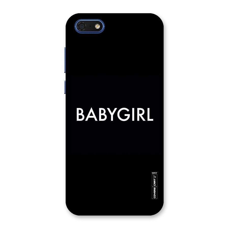 Baby Girl Back Case for Honor 7s