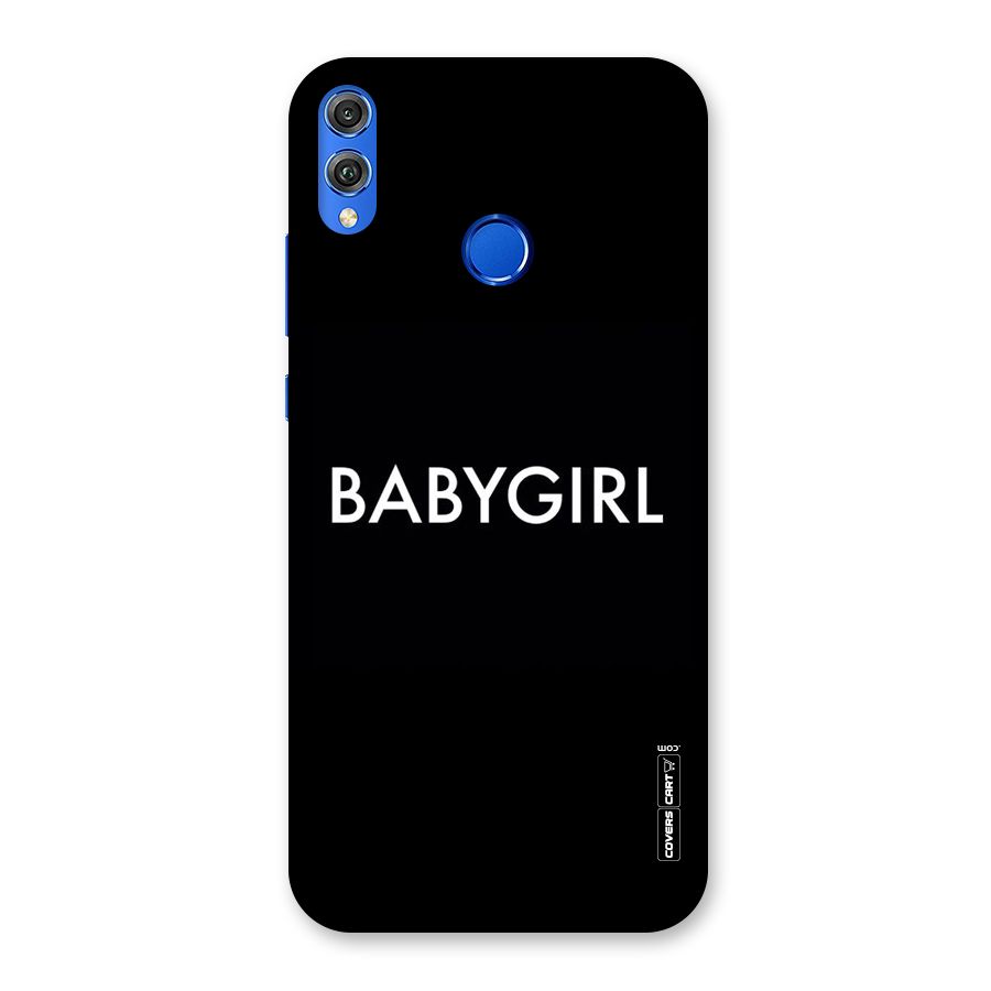 Baby Girl Back Case for Honor 8X