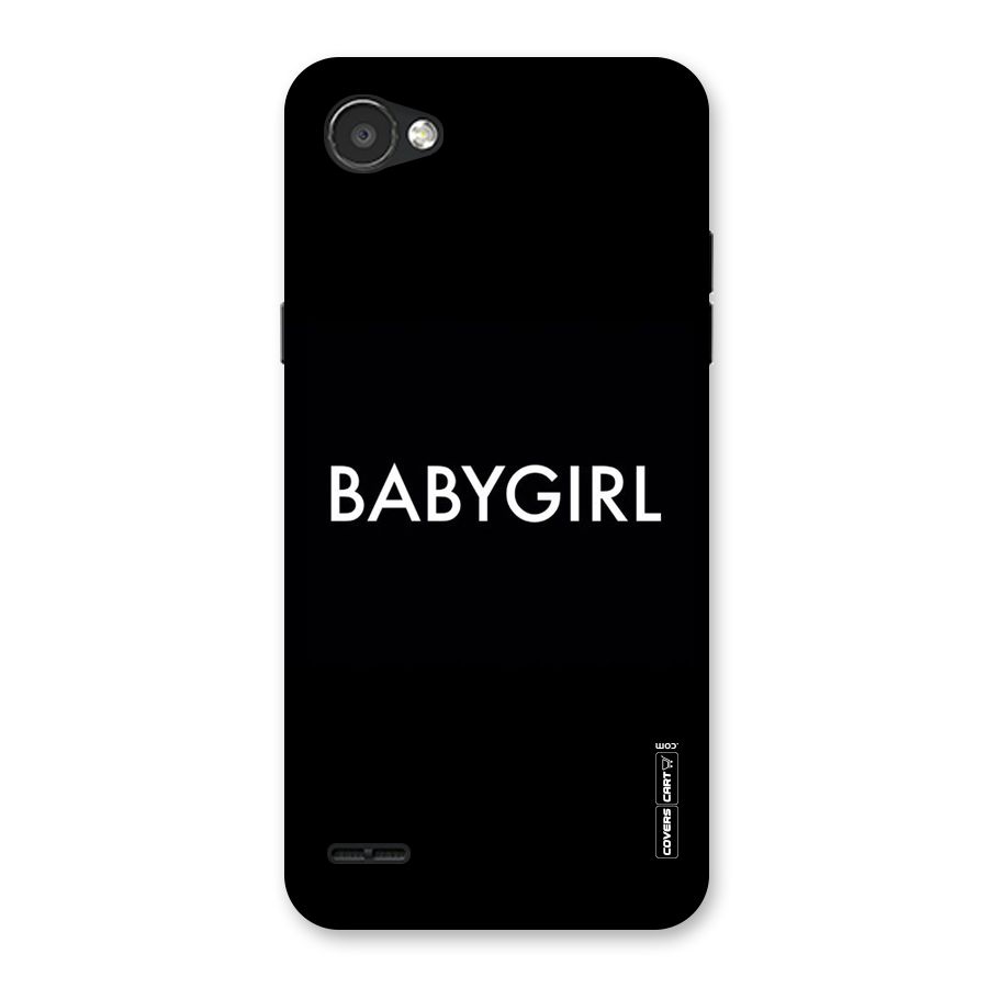Baby Girl Back Case for LG Q6