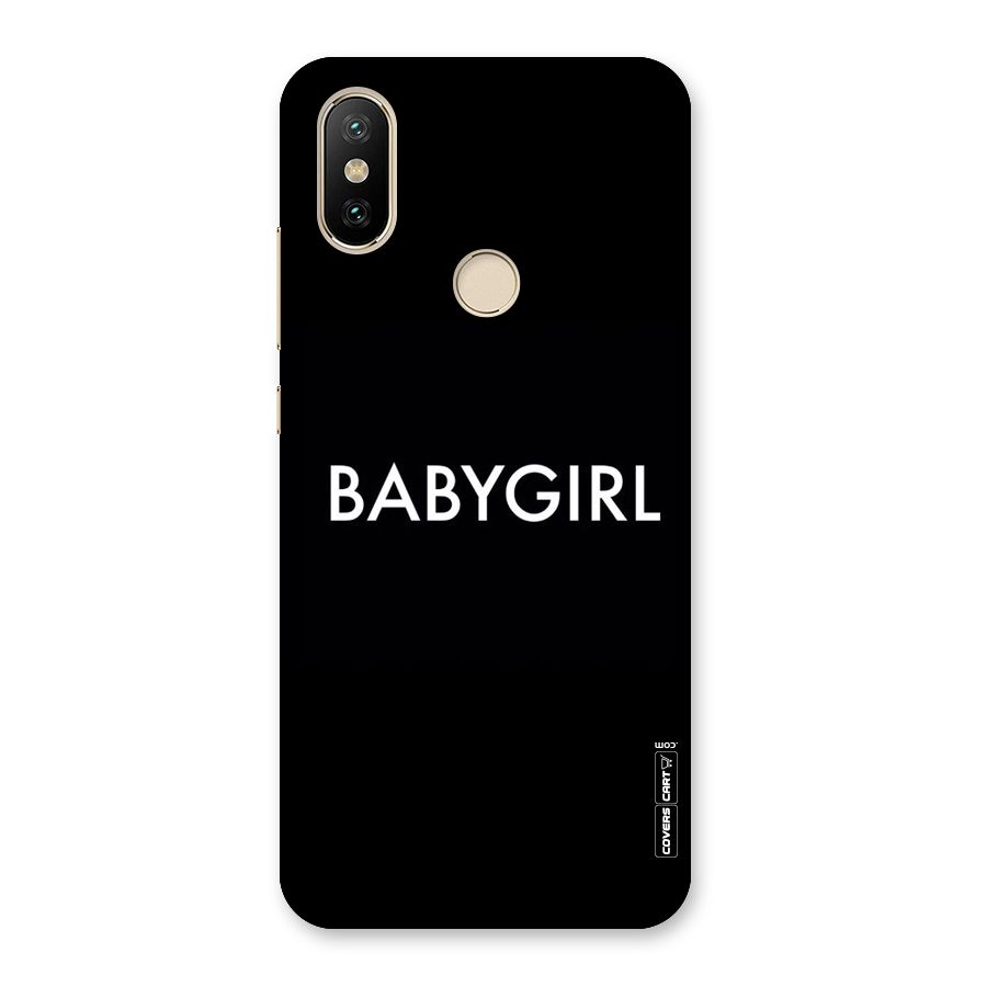 Baby Girl Back Case for Mi A2