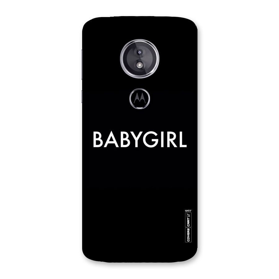 Baby Girl Back Case for Moto E5
