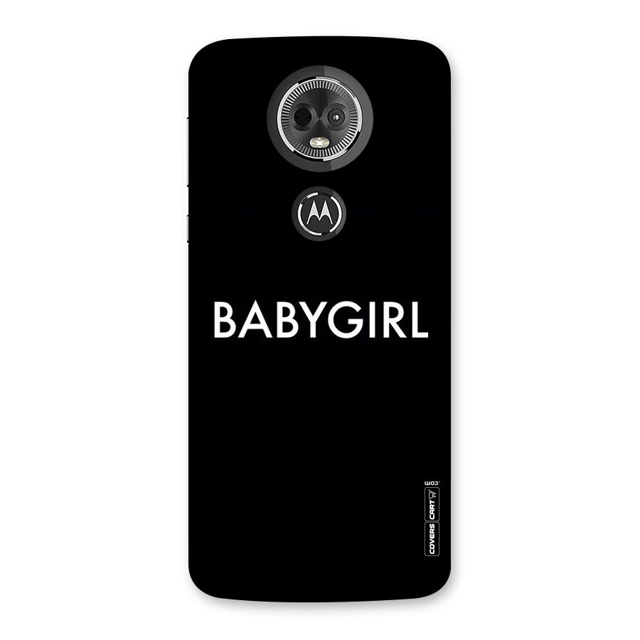 Baby Girl Back Case for Moto E5 Plus