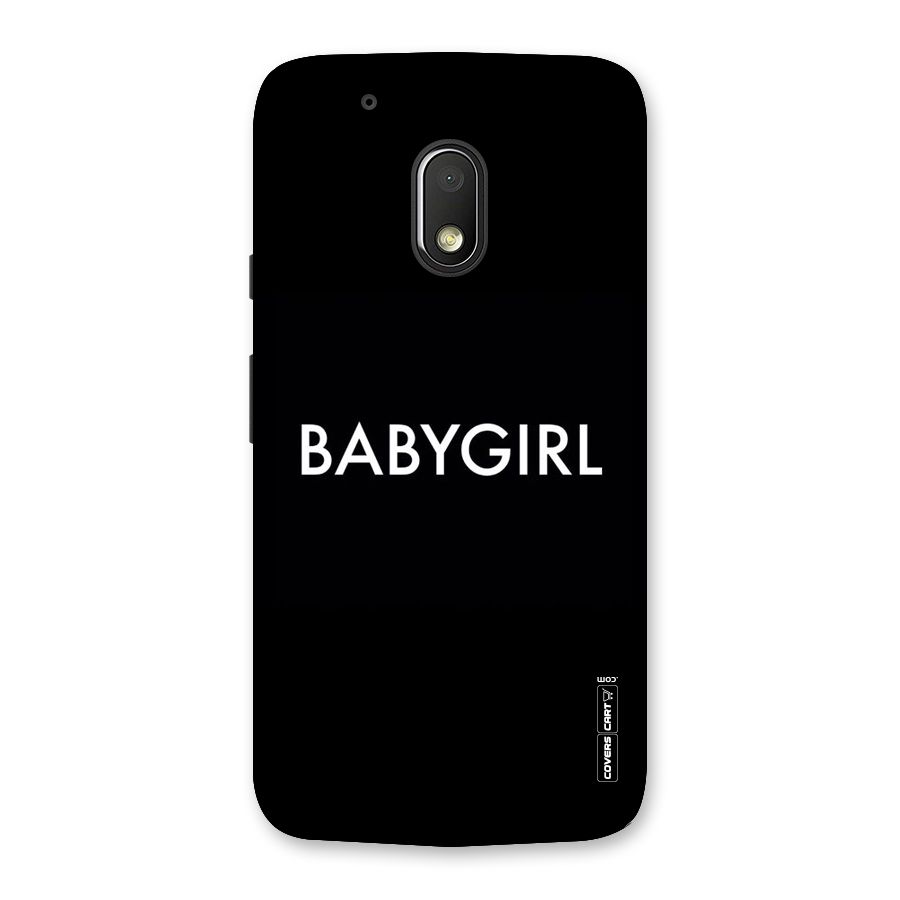 Baby Girl Back Case for Moto G4 Play