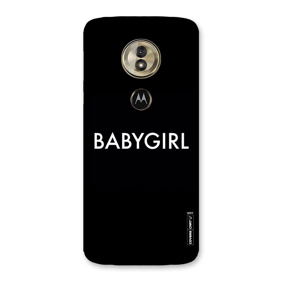 Baby Girl Back Case for Moto G6 Play