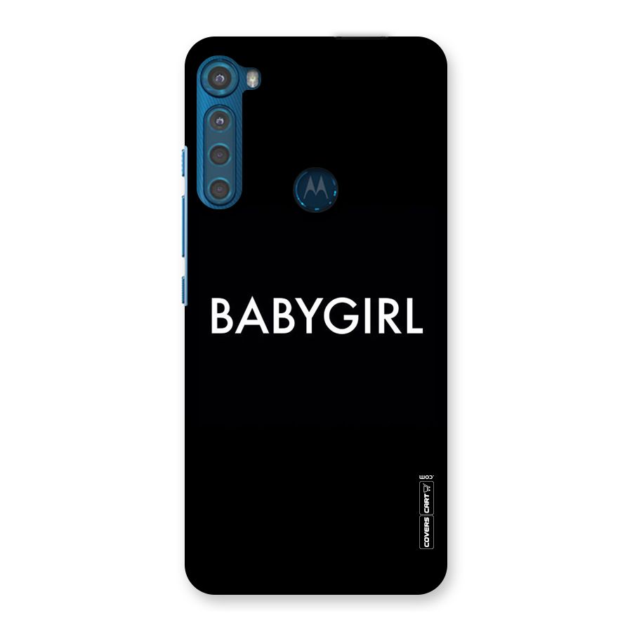 Baby Girl Back Case for Motorola One Fusion Plus