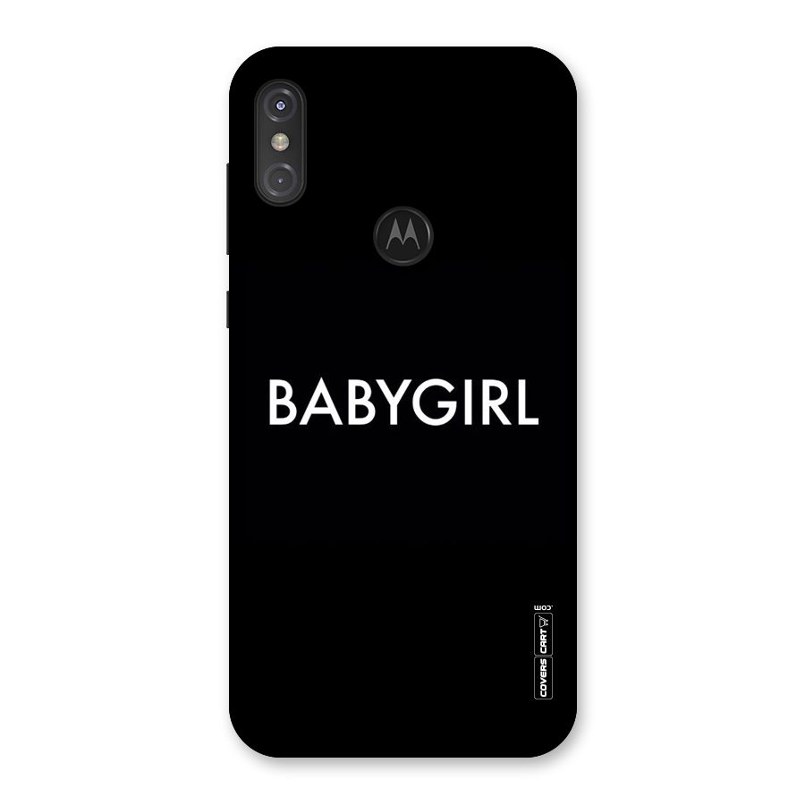 Baby Girl Back Case for Motorola One Power