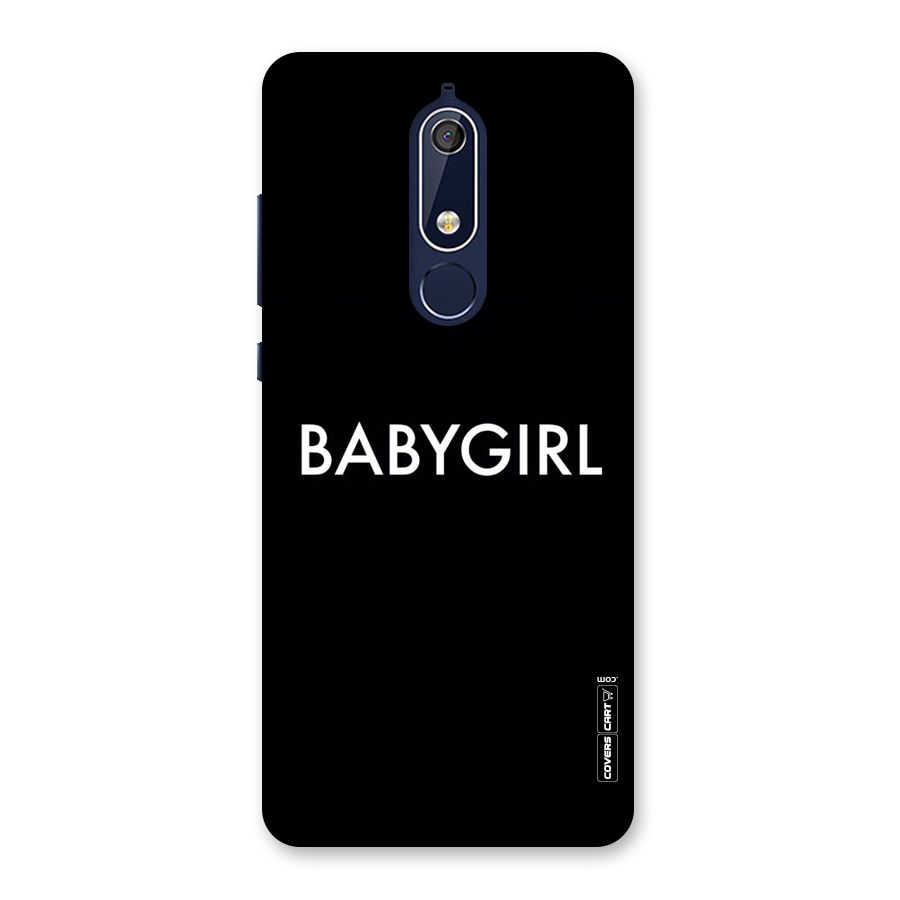 Baby Girl Back Case for Nokia 5.1