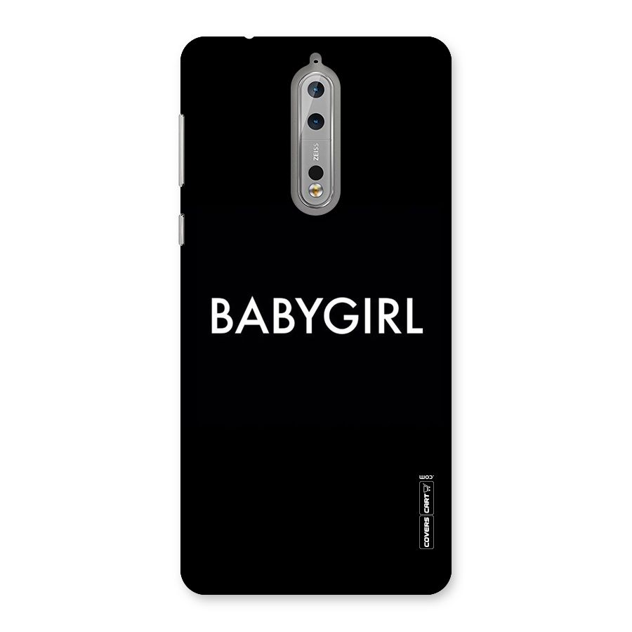 Baby Girl Back Case for Nokia 8