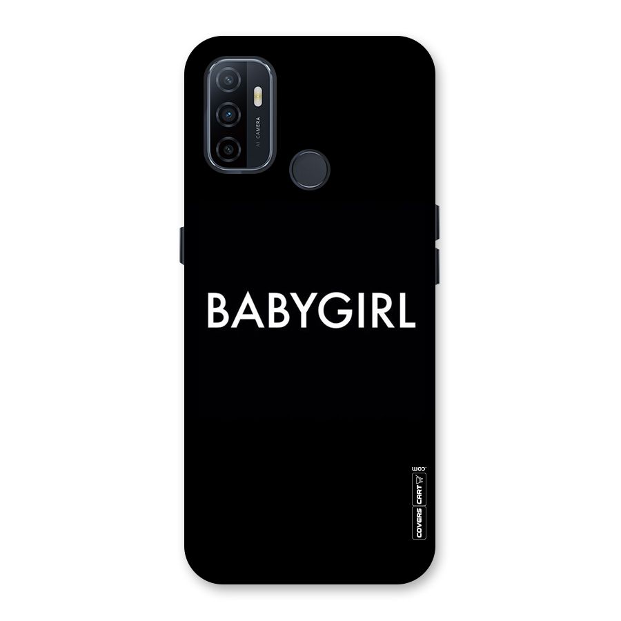 Baby Girl Back Case for Oppo A32