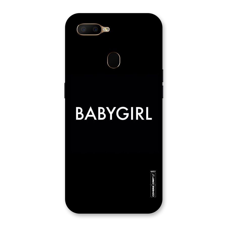 Baby Girl Back Case for Oppo A5s
