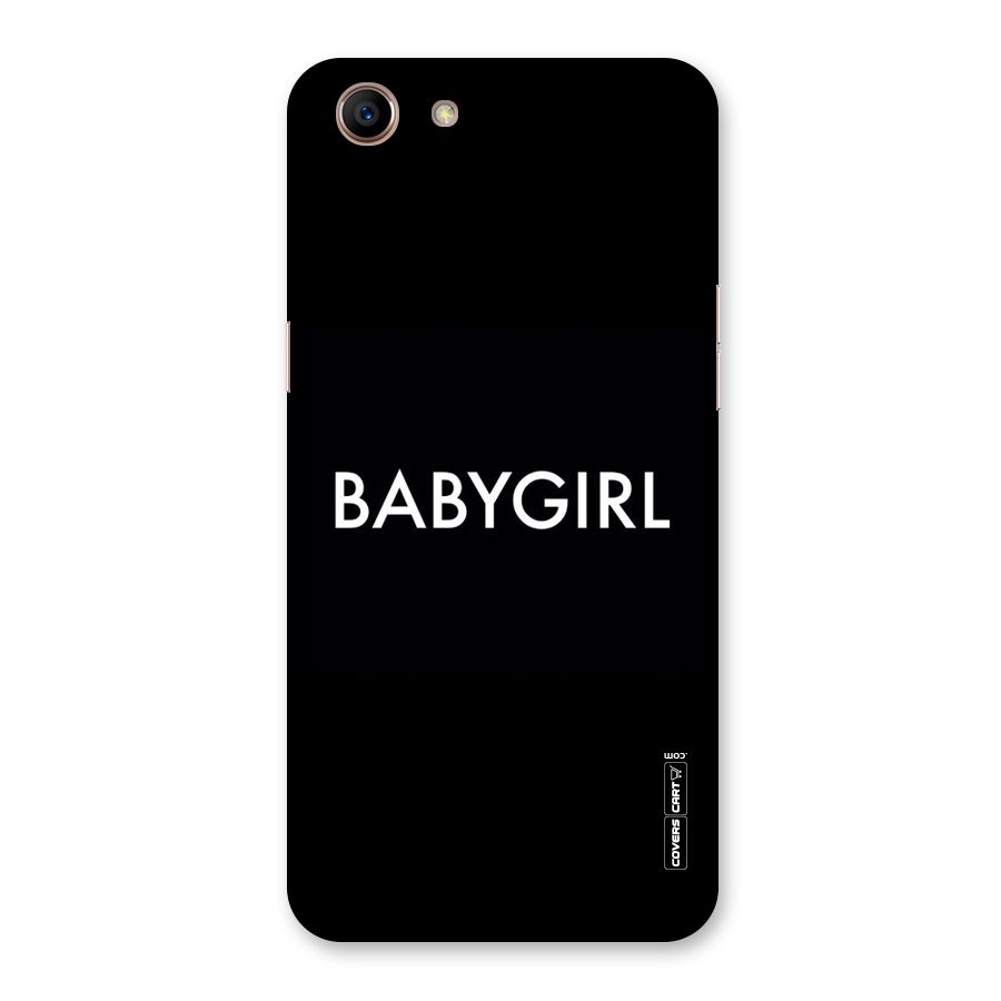 Baby Girl Back Case for Oppo A83 (2018)