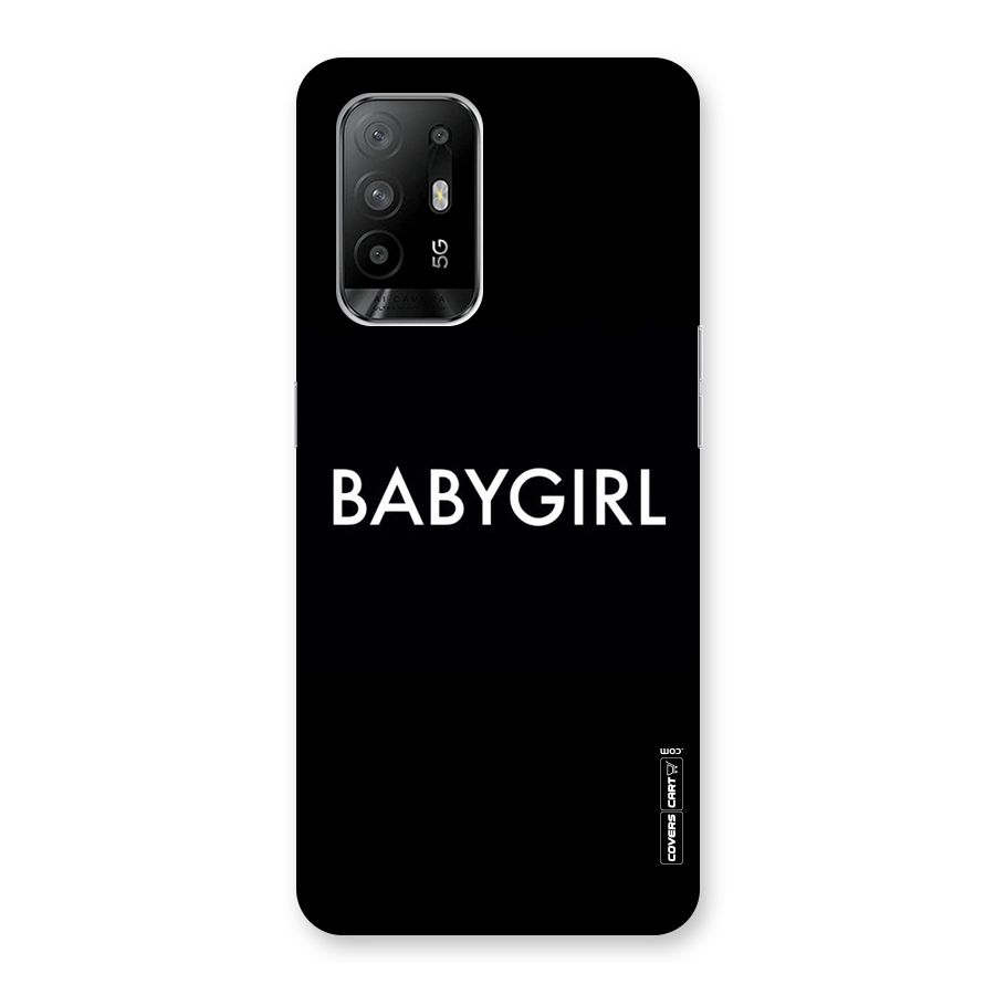 Baby Girl Back Case for Oppo F19 Pro Plus 5G