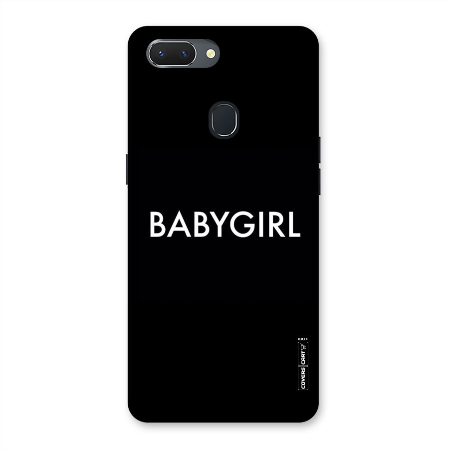 Baby Girl Back Case for Oppo Realme 2