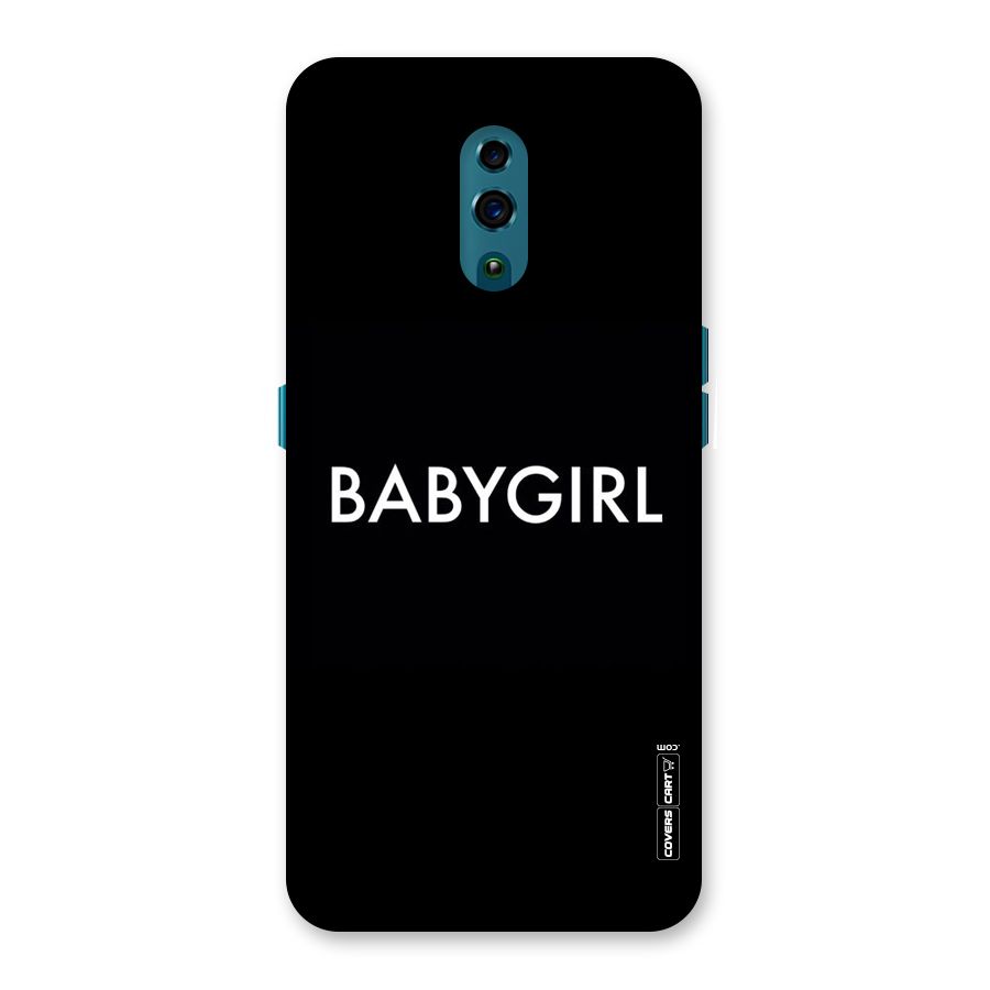 Baby Girl Back Case for Oppo Reno
