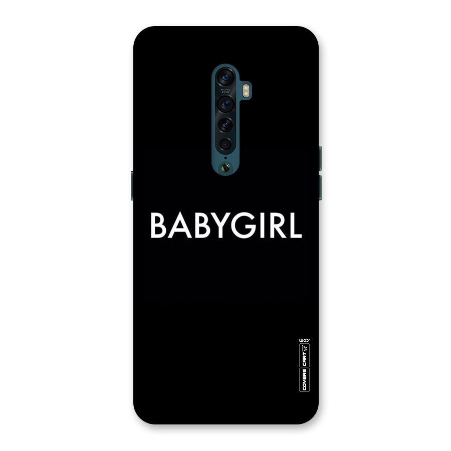 Baby Girl Back Case for Oppo Reno2