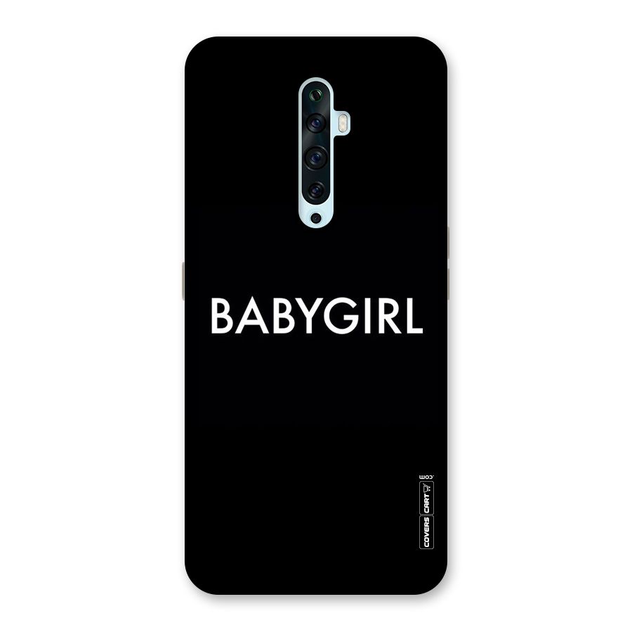 Baby Girl Back Case for Oppo Reno2 Z