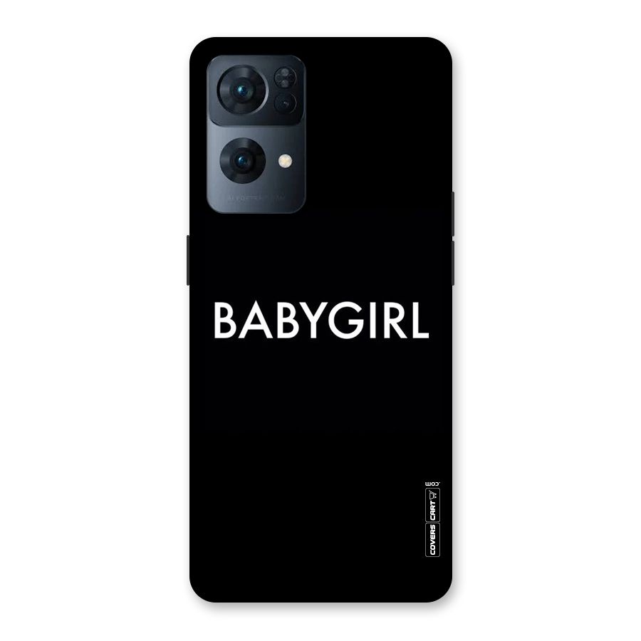 Baby Girl Back Case for Oppo Reno7 Pro 5G