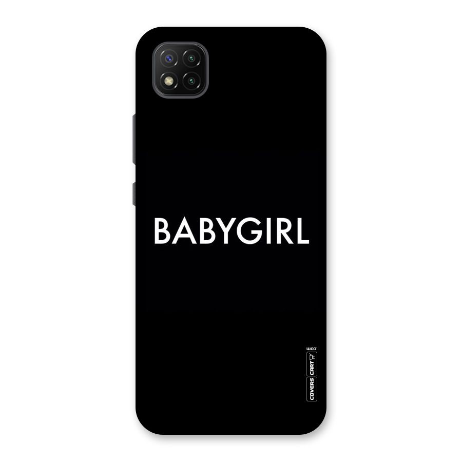 Baby Girl Back Case for Poco C3
