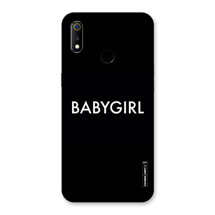 Baby Girl Back Case for Realme 3