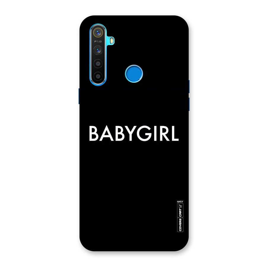 Baby Girl Back Case for Realme 5