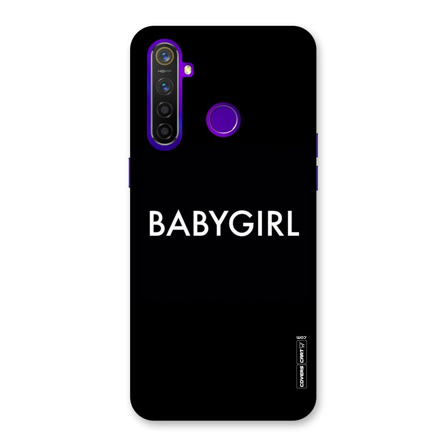 Baby Girl Back Case for Realme 5 Pro