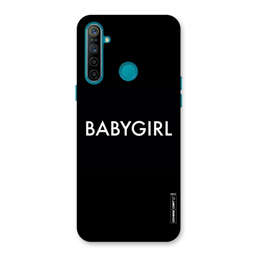 Baby Girl Back Case for Realme 5i