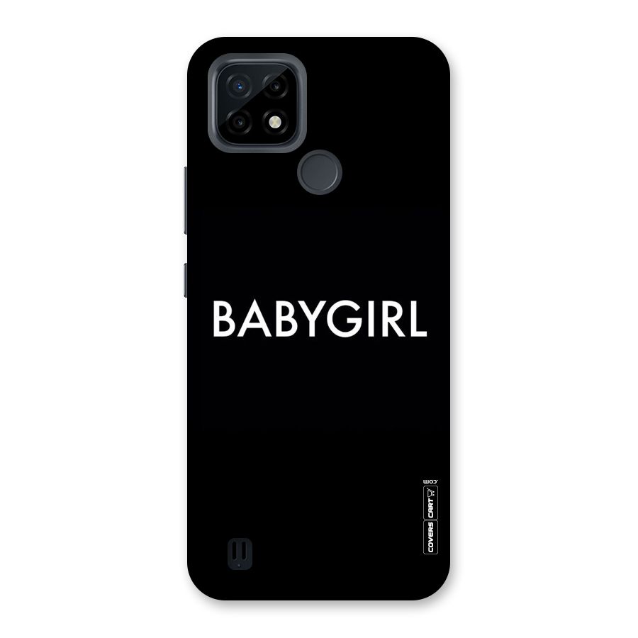 Baby Girl Back Case for Realme C21