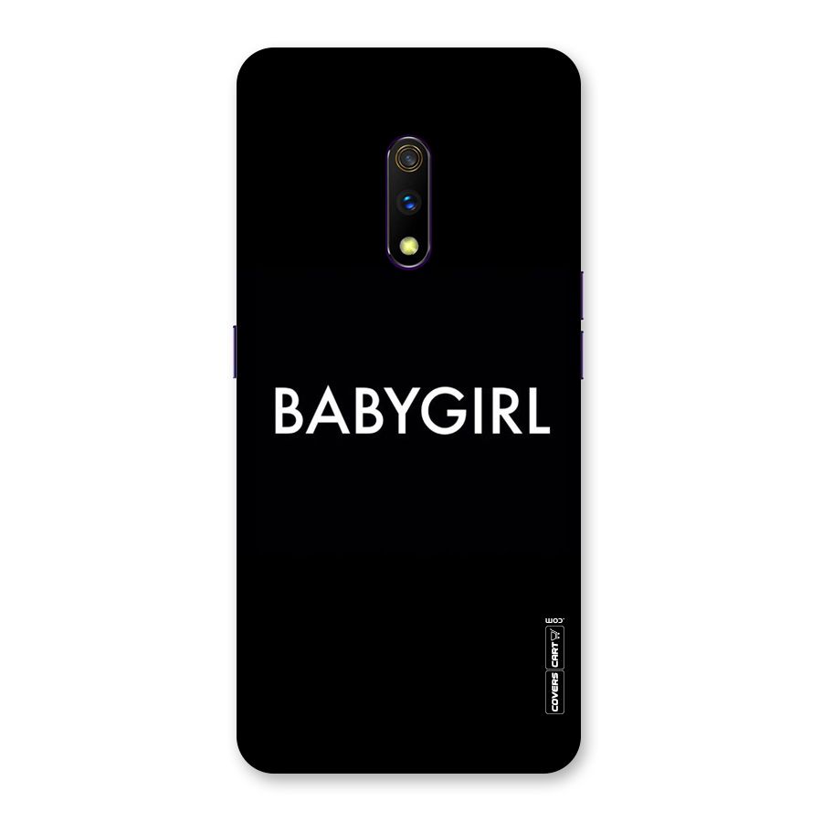 Baby Girl Back Case for Realme X