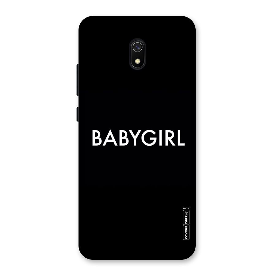 Baby Girl Back Case for Redmi 8A