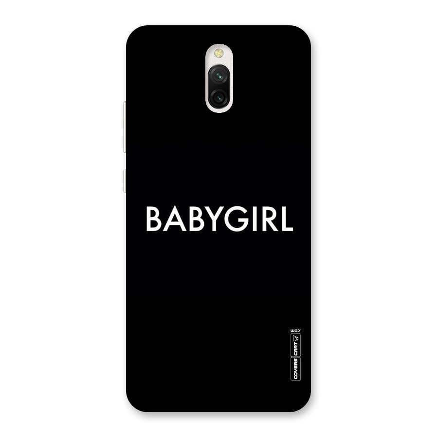 Baby Girl Back Case for Redmi 8A Dual