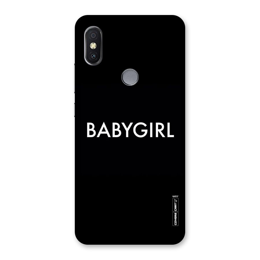 Baby Girl Back Case for Redmi Y2