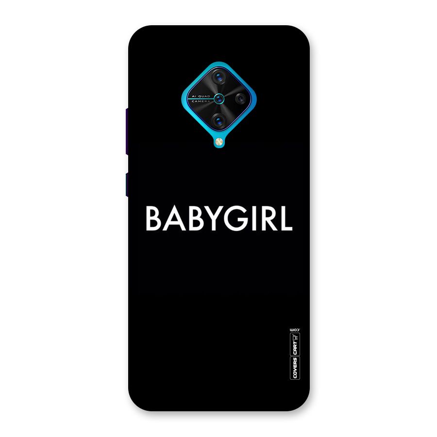 Baby Girl Back Case for Vivo S1 Pro