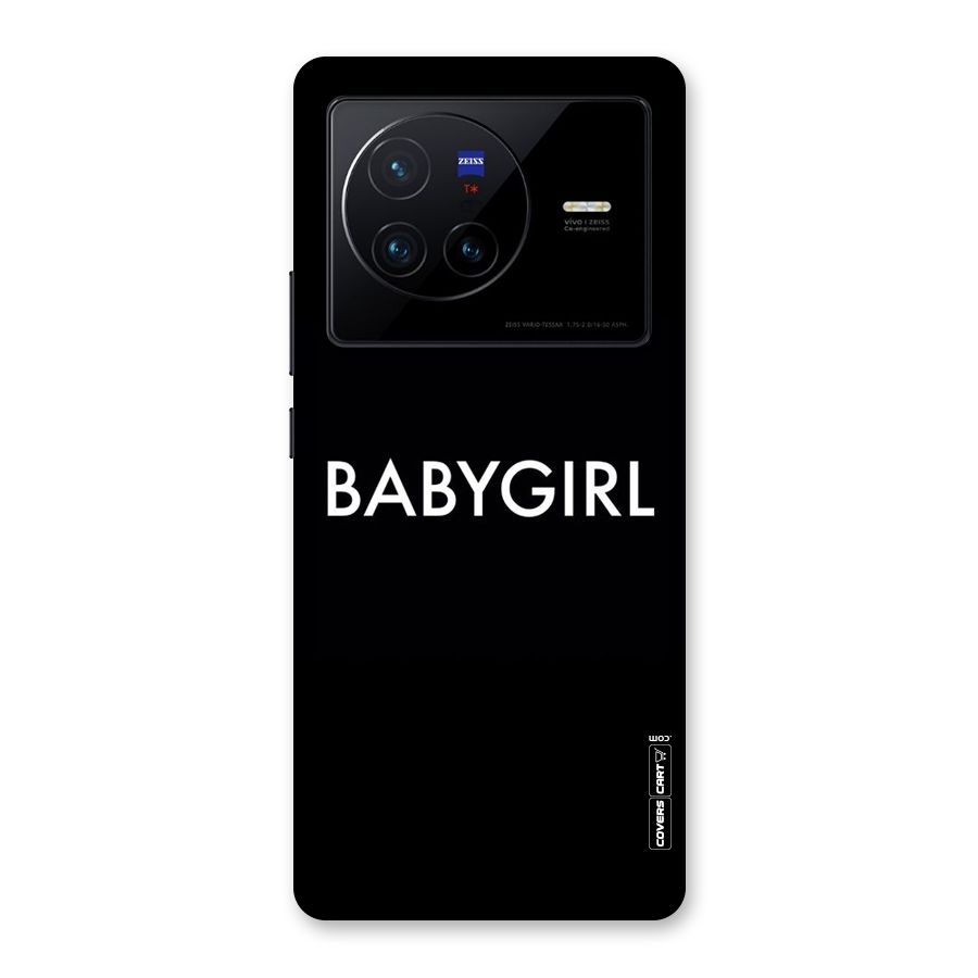 Baby Girl Back Case for Vivo X80