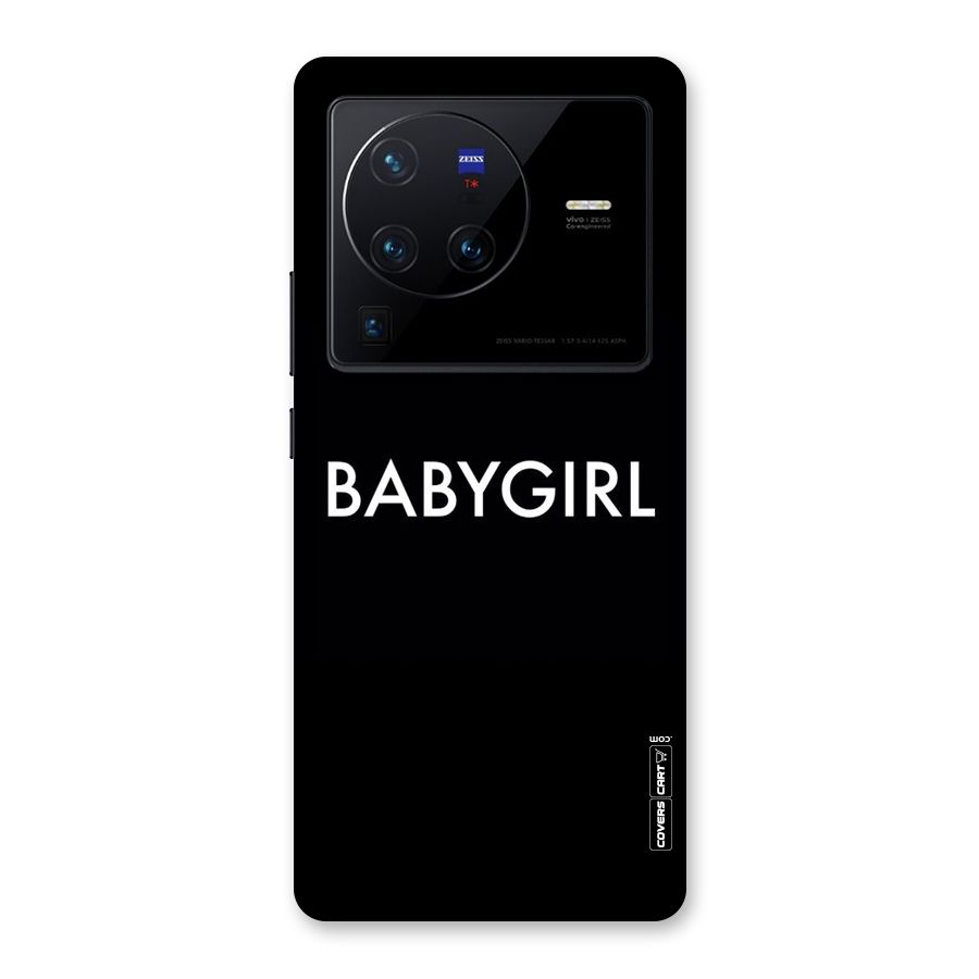 Baby Girl Back Case for Vivo X80 Pro