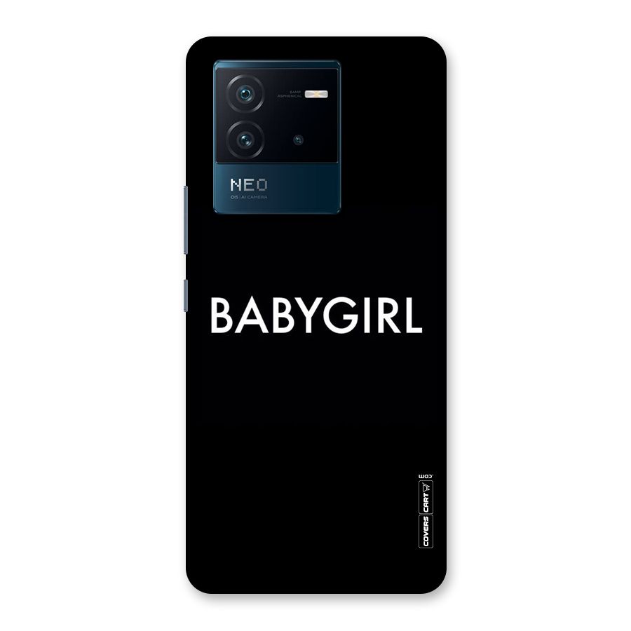 Baby Girl Back Case for Vivo iQOO Neo 6 5G