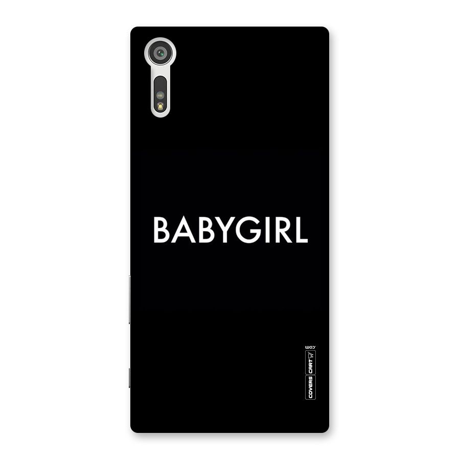 Baby Girl Back Case for Xperia XZ