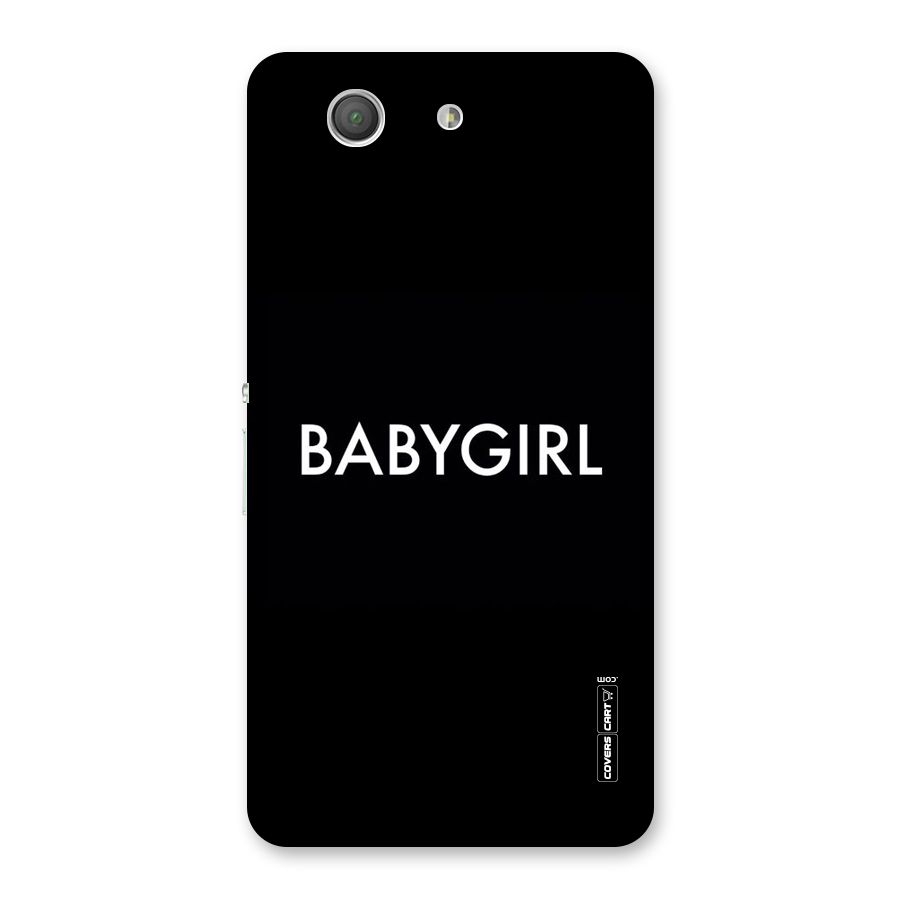 Baby Girl Back Case for Xperia Z3 Compact