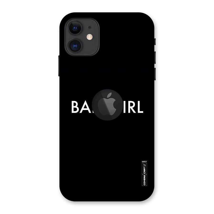 Baby Girl Back Case for iPhone 11 Logo Cut