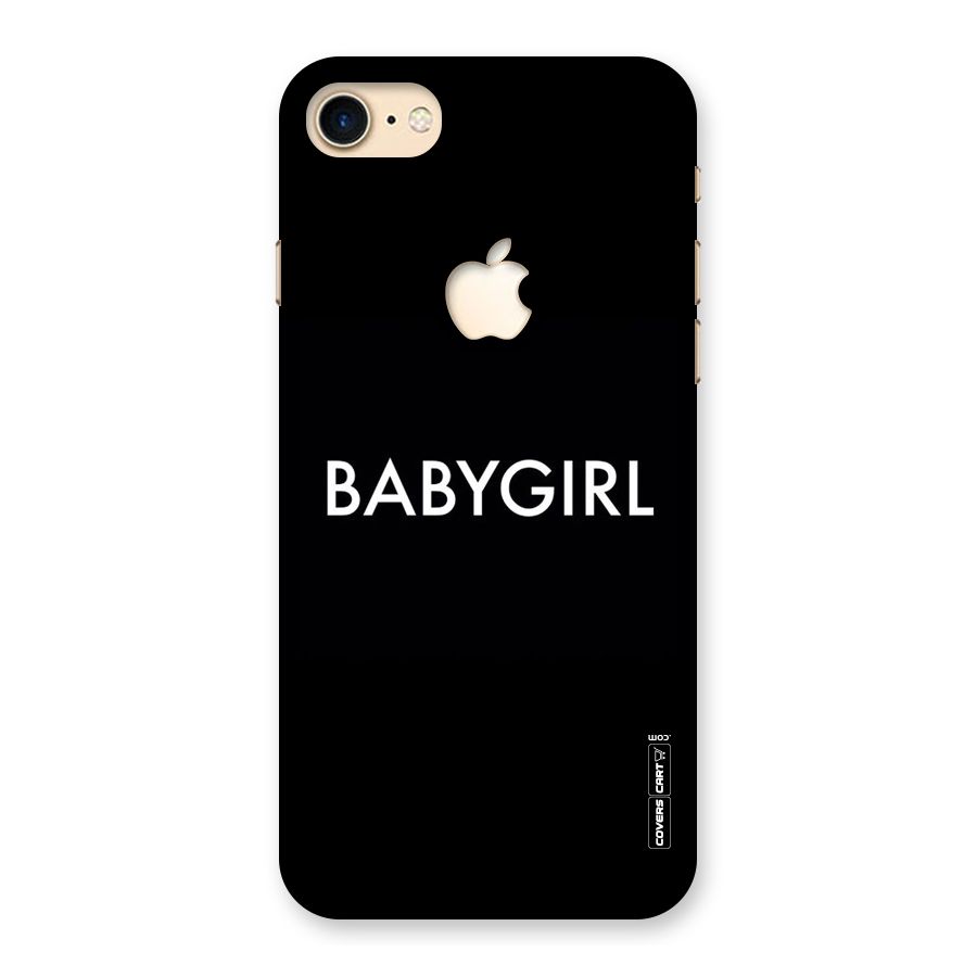 Baby Girl Back Case for iPhone 7 Apple Cut