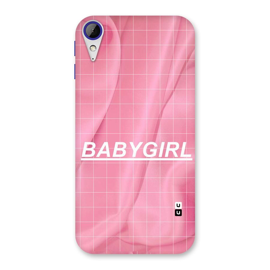 Baby Girl Check Back Case for Desire 830