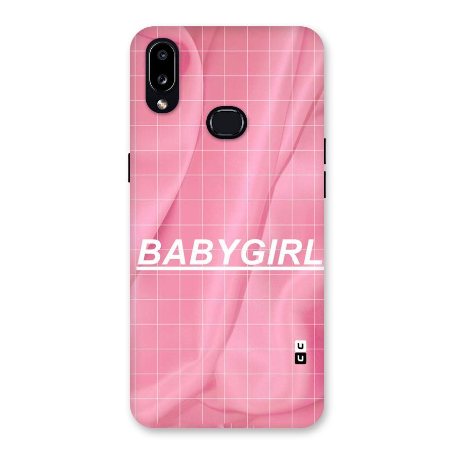Baby Girl Check Back Case for Galaxy A10s