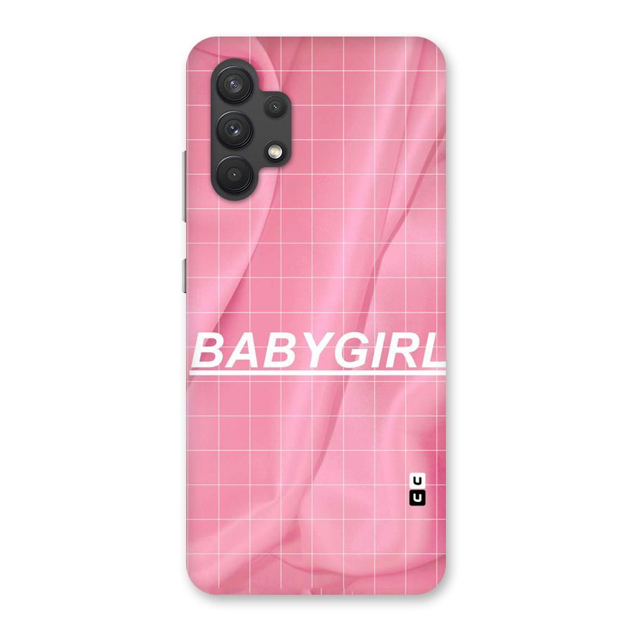 Baby Girl Check Back Case for Galaxy A32