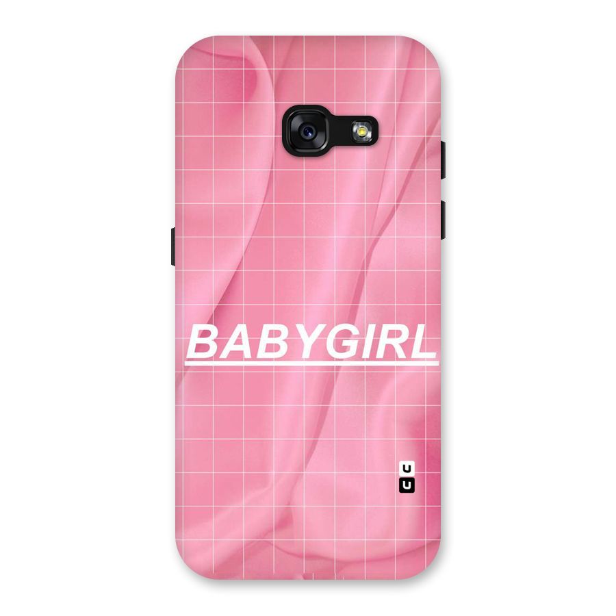 Baby Girl Check Back Case for Galaxy A3 (2017)