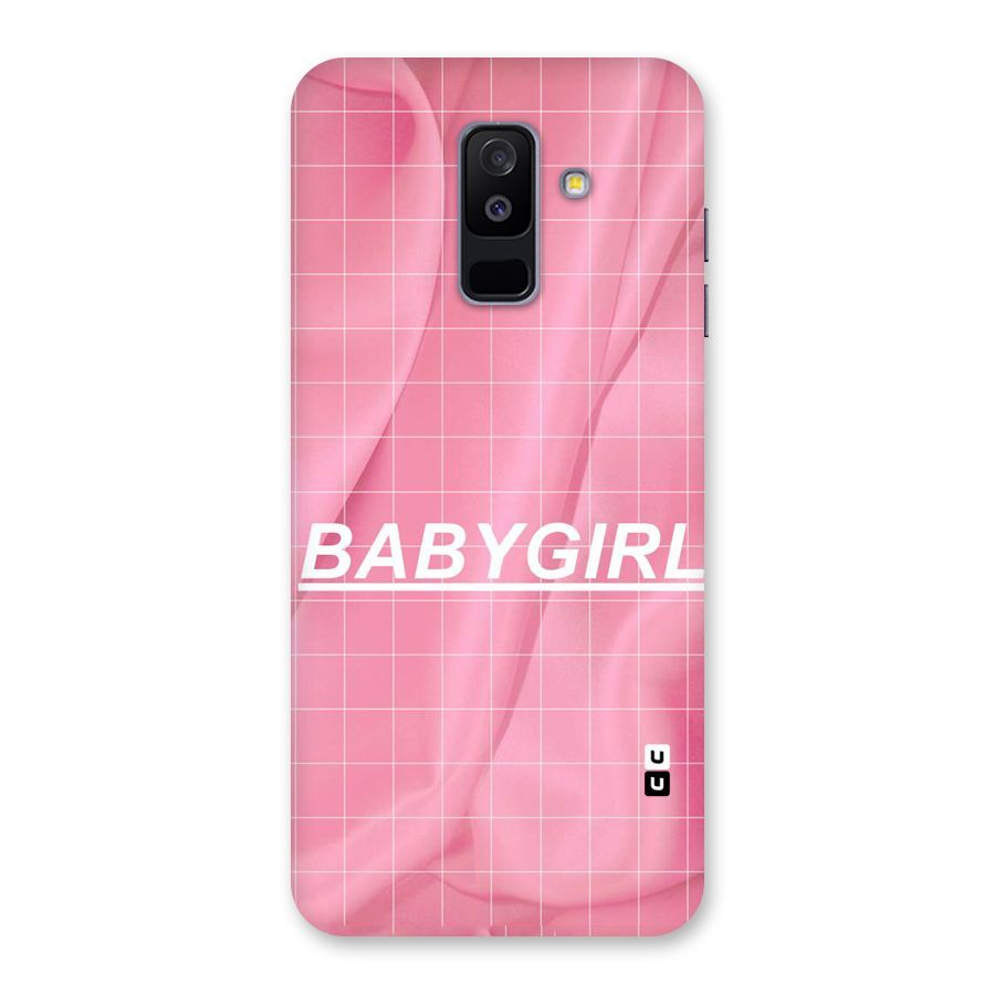 Baby Girl Check Back Case for Galaxy A6 Plus
