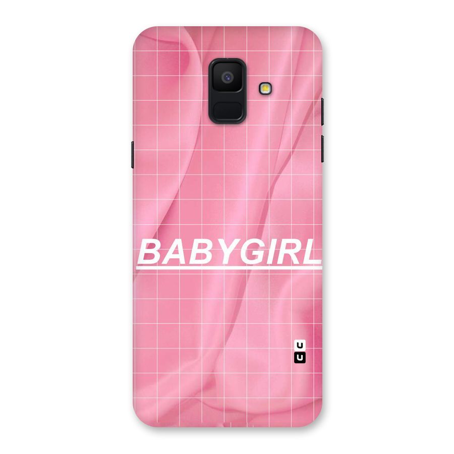 Baby Girl Check Back Case for Galaxy A6 (2018)