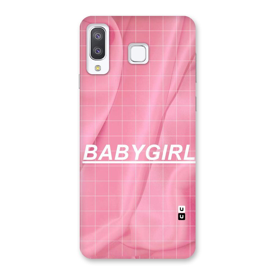 Baby Girl Check Back Case for Galaxy A8 Star